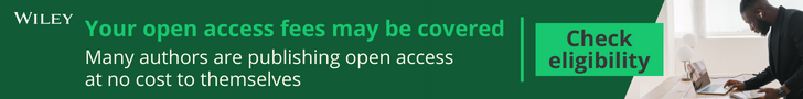 Banner reading your open access fees may be covered. Many authors are publishing open access with no cost to themselves 