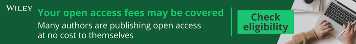 Banner reading your open access fees may be covered. Many authors are publishing open access with no cost to themselves 