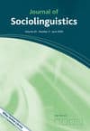 Journal of Sociolinguistics