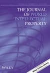 The Journal of World Intellectual Property