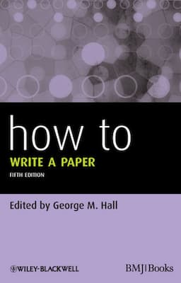 How To Write a Paper, 5th Edition