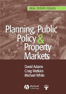 Planning, Public Policy and Property Markets