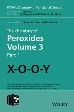 The Chemistry of Peroxides, Volume 3