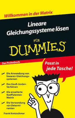 Lineare Gleichungssysteme l&ouml;sen f&uuml;r Dummies, Das Pocketbuch