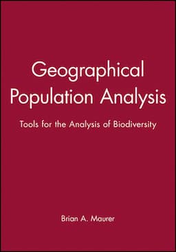 Geographical Population Analysis: Tools for the Analysis of Biodiversity