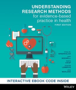 Understanding Research Methods for Evidence-Based Practice in Health, 1st Edition