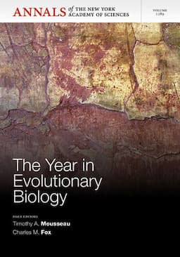 The Year in Evolutionary Biology 2013, Volume 1289