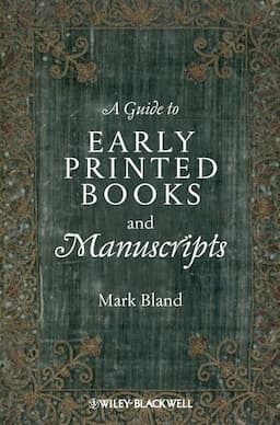 A Guide to Early Printed Books and Manuscripts