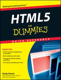 HTML5 For Dummies Quick Reference