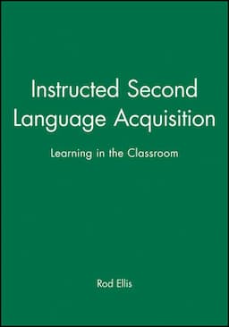 Instructed Second Language Acquisition: Learning in the Classroom