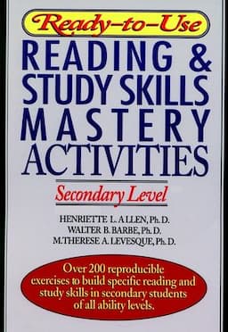 Ready-to-Use Reading & Study Skills Mastery Activities: Secondary Level