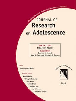 Journal of Research on Adolescence: Decade in Review