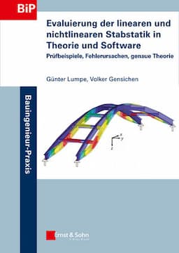 Evaluierung der linearen und nichtlinearen Stabstatik in Theorie und Software: Pr&uuml;fbeispiele, Fehlerursachen, genaue Theorie