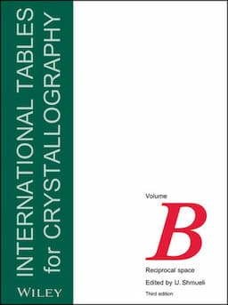 International Tables for Crystallography, Volume B, 3rd Edition, Reciprocal Space