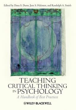 Teaching Critical Thinking in Psychology: A Handbook of Best Practices