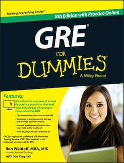 GRE For Dummies: with Online Practice Tests, 8th Edition