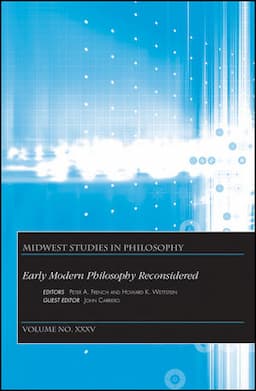 Early Modern Philosophy Reconsidered, Volume XXXV