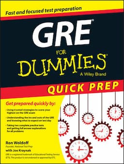 GRE For Dummies Quick Prep