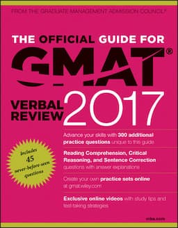 The Official Guide for GMAT Verbal Review 2017 with Online Question Bank and Exclusive Video