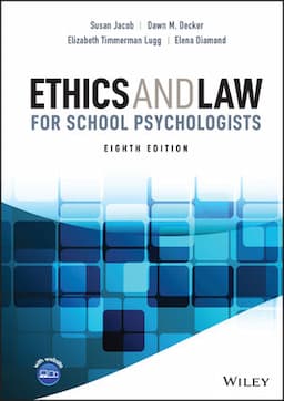 Ethics and Law for School Psychologists, 8th Edition