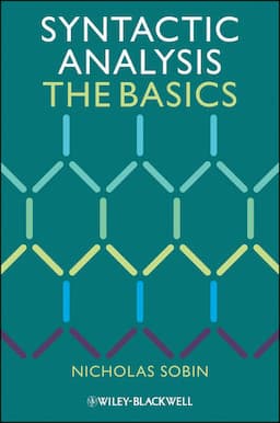 Syntactic Analysis: The Basics