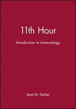 11th Hour: Introduction to Immunology