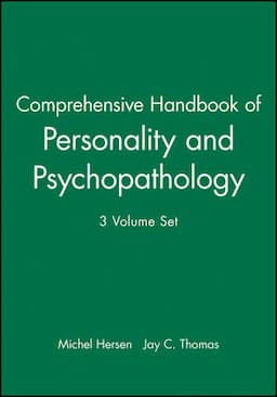 Comprehensive Handbook of Personality and Psychopathology , Volumes 1- 3, Set