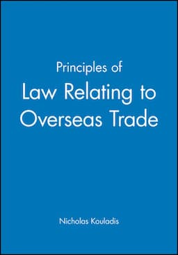 Principles of Law Relating to Overseas Trade