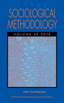 Sociological Methodology, Volume 40, 2010