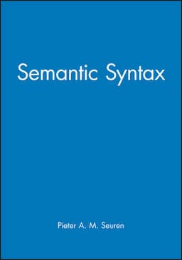 Semantic Syntax