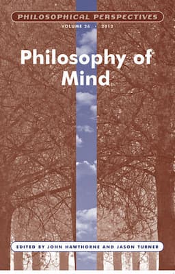 Philosophy of Mind, Volume 26