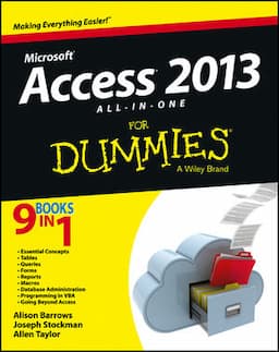 Access 2013 All-in-One For Dummies