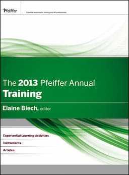 The 2013 Pfeiffer Annual: Training