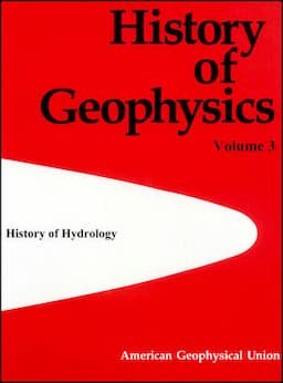 The History of Hydrology, Volume 3