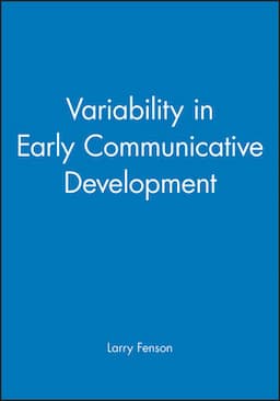 Variability in Early Communicative Development