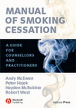 Manual of Smoking Cessation: A Guide for Counsellors and Practitioners