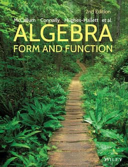 Algebra: Form and Function, 2nd Edition