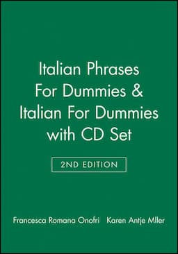 Italian Phrases For Dummies & Italian For Dummies, 2nd Edition with CD Set