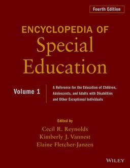 Encyclopedia of Special Education, Volume 1: A Reference for the Education of Children, Adolescents, and Adults Disabilities and Other Exceptional Individuals, 4th Edition