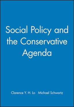 Social Policy and the Conservative Agenda