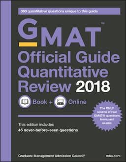 GMAT Official Guide 2018 Quantitative Review: Book + Online