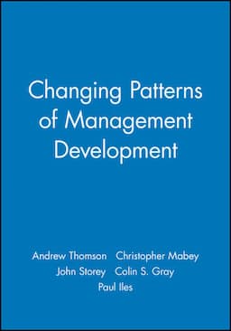 Changing Patterns of Management Development