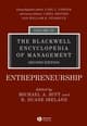 The Blackwell Encyclopedia of Management, Volume 3, Entrepreneurship, 2nd Edition