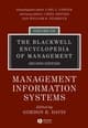 The Blackwell Encyclopedia of Management, Volume 7, Management Information Systems, 2nd Edition