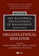 The Blackwell Encyclopedia of Management, Volume 11, Organizational Behavior, 2nd Edition